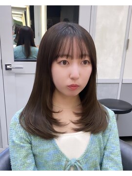 ロンドアヴァントゥス 池袋(Lond aventus) 韓国レイヤー/韓国風/ボブ/髪質改善/黒髪/ブリーチなし〔池袋〕