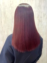 テトテ 門戸厄神店(tetote)&nbsp;【tetote村山のサロンスタイル】ベリーピンク / 艶髪ストレート