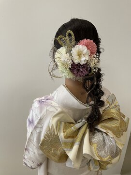 ケンジ 平塚ラスカ店(KENJE) 袴ヘア/成人式ヘア/編み下ろし/平塚