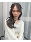 【MISAKI】艶ベージュに韓国ヘア