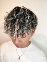 リコラックスビー 中百舌鳥(LICO LUXBE)&nbsp;波巻きウェーブ_ハイライトパーマ