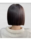小顔ぱっつんボブ×ラベンダーアッシュ艶髪「taku」