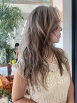 ルーヴェ(LOWE)&nbsp;【natsumi】ハイトーンカラー,ローライトレイヤーロング