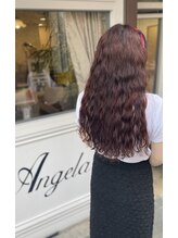 アンジェラ(Angela) 外国人風レッドオレンジカラー