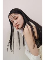 シスタ(SISTA) 艶髪ロングシースルーバング/ナチュラルモード/暗髪【自由が丘】