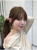 くびれヘア/レイヤーカット/前髪/顔まわりカット/三軒茶屋