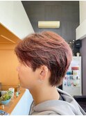 メンズヘアフェザーパーマ