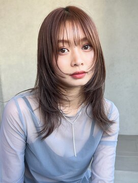 アイティーバイアルバム 下北沢店(IT by ALBUM) マロンベージュ姫カットレイヤー似合わせカット_F0318