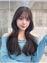 フィヴェント(Fivent)&nbsp;美髪韓国レイヤーイメチェン似合わせワイドバングロングレイヤー