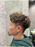 ツイストスパイラルパーマ【中野美容室/Men's/ツーブロック】