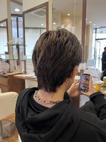 ジップ 浜田店(zip)&nbsp;メンズモードセンターパート×２０代韓国風