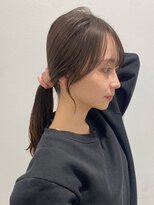 ビューバイネオリーブ 用賀店(Beau'r by neolive)&nbsp;くびれヘア縮毛矯正アプリコットオレンジ夏ハイライト《用賀》