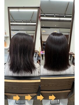 ピースワークス(Peace Works) 【ピースワークス】縮毛矯正/酸性ストレート/髪質改善/艶/美髪