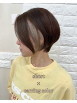 ミウミウヘア(miu miu hair)&nbsp;シナモンイヤリングカラー☆