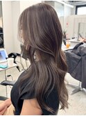 ハイライトバレイヤージュダブルカラーケアブリーチ20代30代
