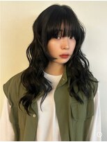 ノラ ヘアーサロン(NORA HAIR SALON)&nbsp;【喜友名】質感柔らかなウェーブパーマヘア地毛風カラー