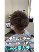 ヘアリゾート シー(Hair Resort SEA)&nbsp;☆ダブルカラー（シルバーグレー系カラー）☆