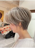 白髪ぼかしハイライト/大人ブリーチ/白髪デザインカラー