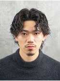 無造作×ラフ「ミディアムパーマ」