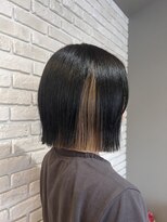 プルネ 藤枝(Plune)&nbsp;切りっぱなしボブ×インナーカラー