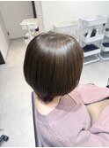 大人可愛い小顔ひし形ショートショートボブ髪質改善20代30代40代