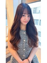 ラフィット 下大利店(lafit)&nbsp;モテ髪/重めレイヤー/クリームブラウン