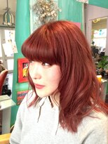 ピエスデシュブー(piece des cheveux)&nbsp;ミルキーピンクバイオレット(セミロング)