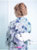 《Barretta/蒲田73》☆浴衣・着付け☆恋されまとめ髪アレンジ☆