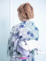 《Barretta/蒲田73》☆浴衣・着付け☆恋されまとめ髪アレンジ☆