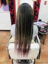 ヘアメイク プリンセス(Hair Make PRINCESS)&nbsp;エクステでユニコーン