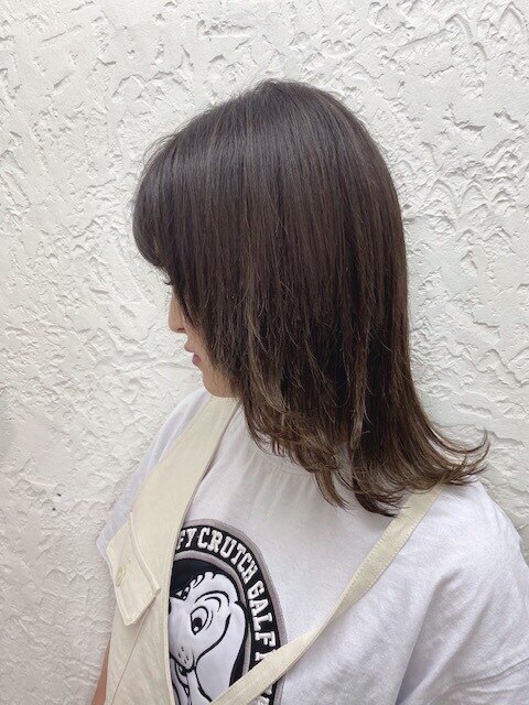 ナチュラルブラックウルフ#シールエクステ#小顔#エクステ#梅田