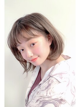 ラミ(L'ami) 【吉田 丞】ワンカールボブ ハニーベージュ