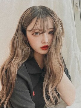 リエコー(RE'ECHO) 外国人風ブロンドベージュ♪ダブルカラー/プルエクステ/髪質改善