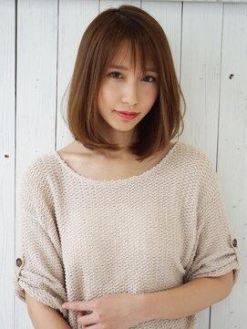 アグ ヘアー フィッツ 旭川豊岡店(Agu hair fits) 前髪×Aライン大人ロブ