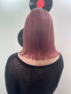 デート 下北沢(DATE) ダブルカラーミルクティーピンクベージュカラーケアブリーチ韓国