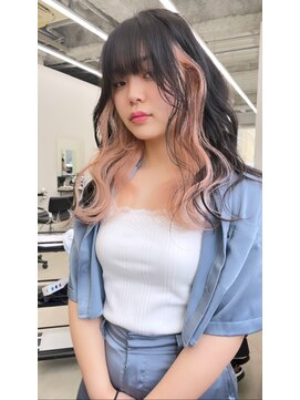 エゴル ナゴヤサカエ(ENGOL NAGOYA SAKAE) インナーカラー/ピンクカラー/ハイトーンカラー