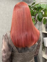 ロウル 渋谷(LOWRL)&nbsp;秋カラー/ケアブリーチ/ブラッドオレンジカラー