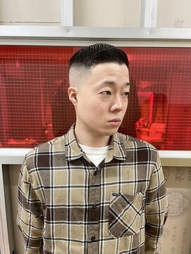 メリケンバーバーショップ トーキョー(MERICAN BARBERSHOP TYO) メンズハイライトカラー.スパイキーショート【嶋壽】199