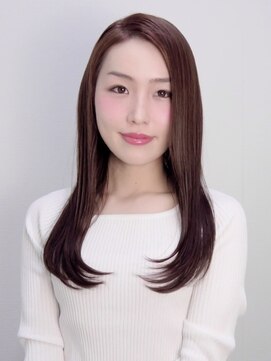 ノア(NOA) ツヤピンクブラウン　ロング