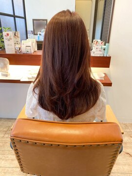 マーリャヘアー(mallia hair) レイヤースタイルレイヤーカットロングレイヤー小顔スタイル