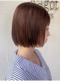 【Yuine】定番！切りっぱなしボブ