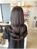30代40代大人可愛い髪質改善カラー赤味なし透明感グレージュ