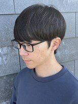 ヒュイル バイ ニアウ(Hwyl by Niau) メンズマッシュセンターパートスパイラルパーマニュアンスパーマ