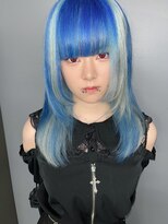 キバ(kva)&nbsp;▽□□▽ブルー×ホワイト デザインカラー