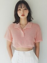 デビュー ヘアーメイク&nbsp;黒髪/ボブルフ/ネビージュ/小顔/ワンレン/水戸/髪質改善/前髪