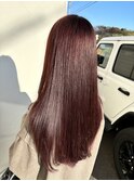 20代30代40代大人かわいいゆるふわスタイル◎赤みブラウン