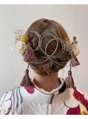 【ショートヘアアレンジ】成人式/卒業式/編みおろし/結婚式