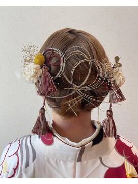シャルムバイケンジ(Charm.by KENJE) 【ショートヘアアレンジ】成人式/卒業式/編みおろし/結婚式