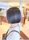 ボブミニボブショートボブナチュラルブラウンベージュ
