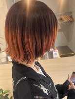 スミス 上野(smith) ブリーチカラーデザインカラーウルフカット